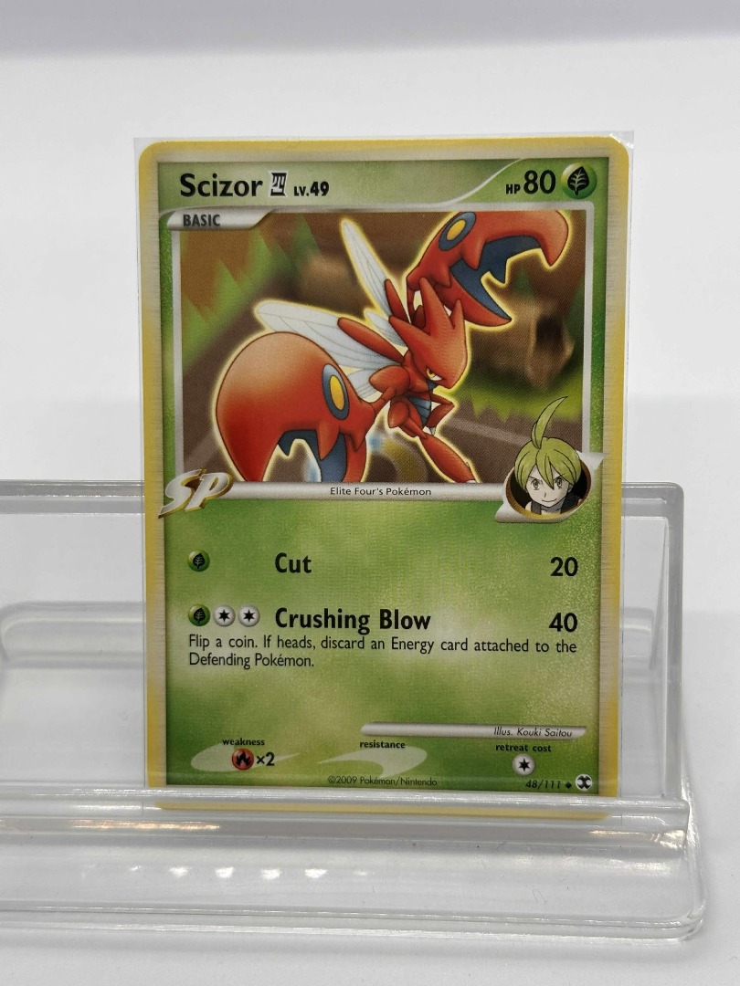 Scizor #48 Pokemon Rising Rivals, Hobbies & Toys, Toys & Games on Carousell