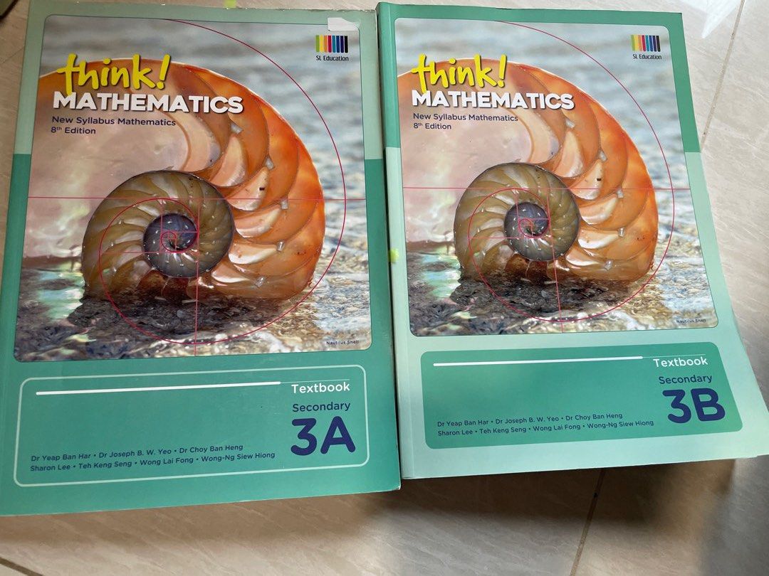 Secondary 3 think mathematics 3A /3B, Hobbies & Toys, Books & Magazines ...