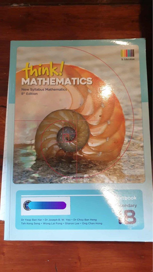 Think! Mathematics Textbook Secondary 1A/1B (Category: Textbooks) located in Mandaluyong City. Submitted by abbottworks (Listing ID 1404614941, Image 2). Description: .