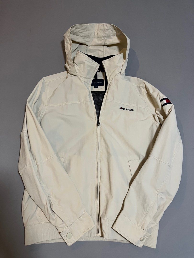 Tommy Hilfiger Yacht Jacket (Category: Coats, Jackets and Outerwear) located in Tarlac. Submitted by johnjohnjohn23 (Listing ID 1404576081, Image 2). Description: Packable Hood Size S (Fit to Medium) Dimensions: pls refer to the photos One small line (not torn) at the back. Not noticeable when worn 🙂 Happy shopping!.