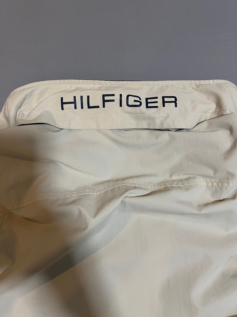 Tommy Hilfiger Yacht Jacket (Category: Coats, Jackets and Outerwear) located in Tarlac. Submitted by johnjohnjohn23 (Listing ID 1404576081, Image 3). Description: Packable Hood Size S (Fit to Medium) Dimensions: pls refer to the photos One small line (not torn) at the back. Not noticeable when worn 🙂 Happy shopping!.