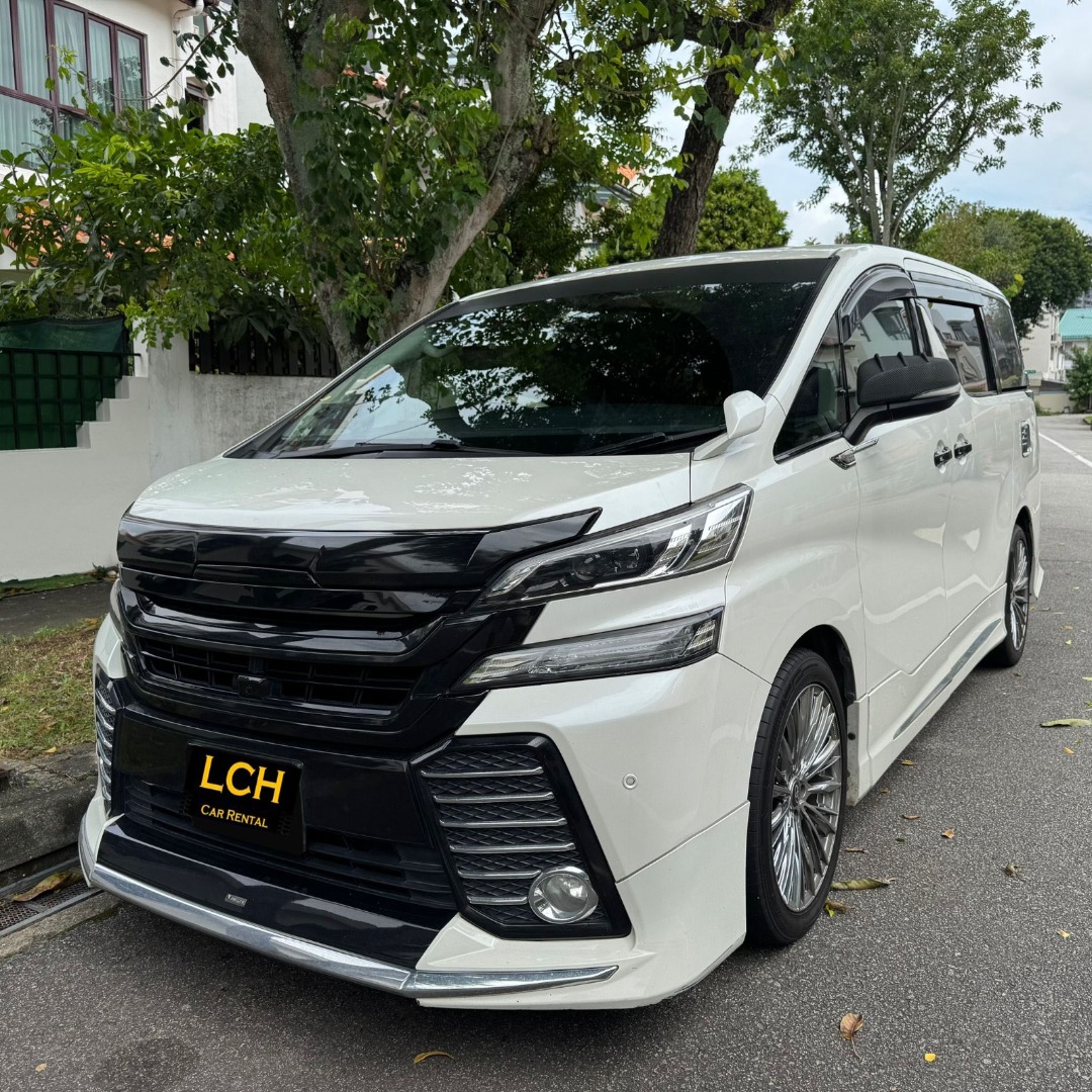 Toyota Vellfire Modellista Kit For 128 day Wedding Car Rental Cars 