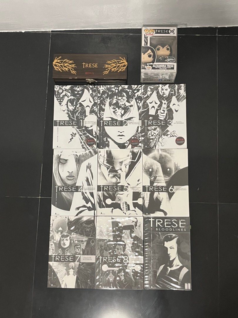 Trese Comic Book Set and Funko Pop (Category: Comics & Manga) located in Caloocan City. Submitted by kukomnolili (Listing ID 1404650047, Image 1). Description: CAN BE BOUGHT AS SET FOR 6,000 (negotiable) PM FOR MORE DETAILS RFS: Need funds MOP: GCASH or bank transfer MOD: Lalamove LOC: North Caloocan .
