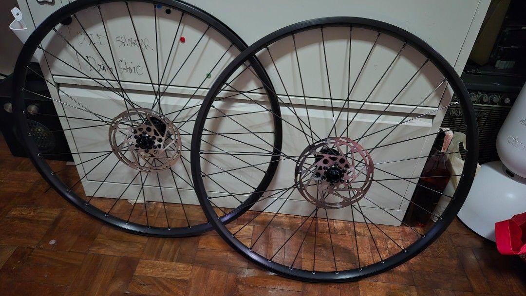 650b wheelset - Novatec, Alex rims (Category: Bicycles) located in Manila. Submitted by cl1988 (Listing ID 1398237543, Image 1). Description: 650b wheelset 1. Rims: Alex Rims Adventurer 2 - 21 internal rim width - 32H, double-wall alloy, disc rim - Tubeless ready 2. Hubs: Novatec D791/D792 - 32H - HG freehub, 8 to 11 speeds - thru-axle *Disc brake rotor not included * thru axle not included Approx price of new set: PHP 18k++ Selling for PHP 13k o