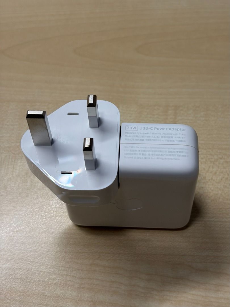 Genuine Apple 70W USB-C Power Adapter, Computers & Tech, Parts ...