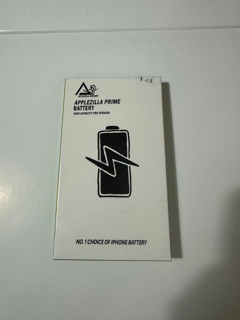 Applezilla Prime V3 iPhone 15 Pro Max Battery (Category: Batteries & Power Banks) located in Taguig. Submitted by andryu (Listing ID 1404871969, Image 1). Description: Brand new condition. Kakabili lang po from orange app (Sh*pee). Mali pong variant naorder ko. Orange app price: 2,300.