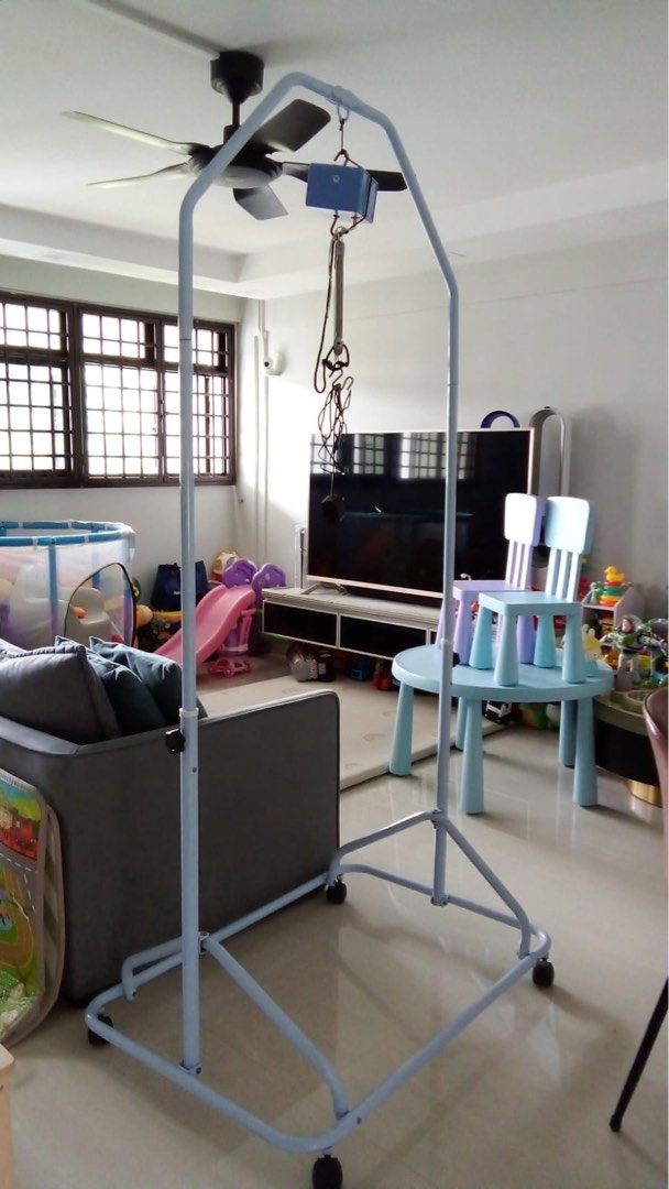 Stand With Spring Baby Swing Stand with Spring (Yao Lan), Babies & Kids, Baby Nursery ...