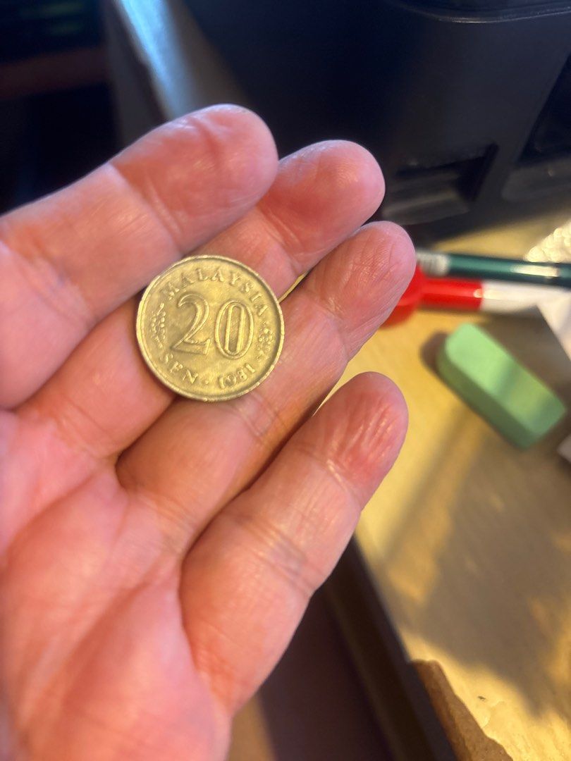 C11034)馬來西亞20 分硬幣, 興趣及遊戲, 收藏品及紀念品, 錢幣- Carousell
