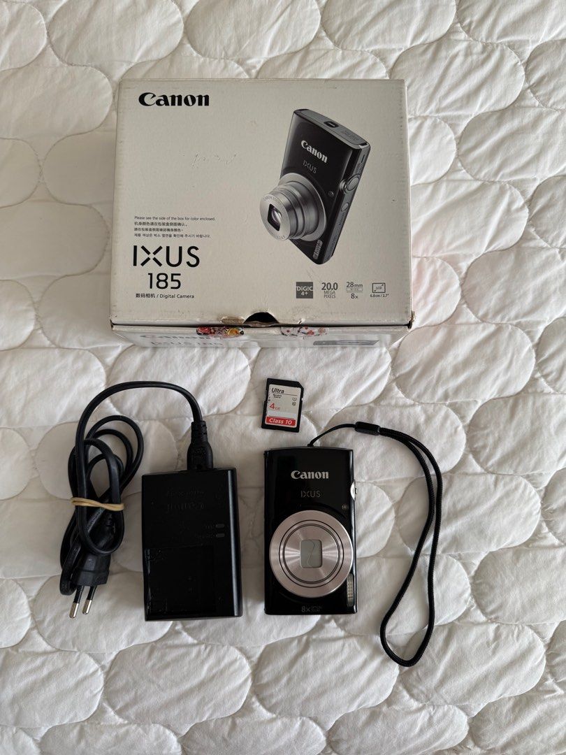 Canon ixus 185 (Category: Cameras) located in Naga. Submitted by declu.eve (Listing ID 1404775388, Image 1). Description: LIKE NEW WITH BOX! Inclusions : -4GB sd card - charger Can send more photos tru pm! .