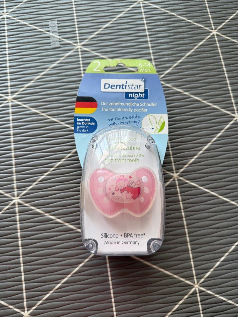 Dentistar Night Pacifier (6-14 Months), Babies & Kids, Nursing ...