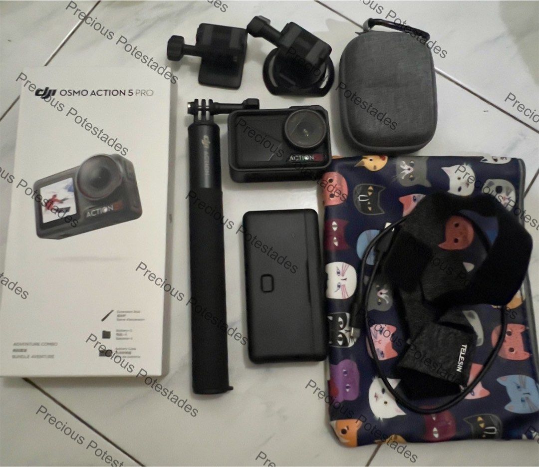 DJI Osmo Action 5 pro (Category: Cameras) located in Antipolo. Submitted by polathegreat. (Listing ID 1395318293, Image 1). Description: DJI BRAND- ADVENTURE COMBO - complete with generic lalagyan ng cam, telesin wrist and hand wrap and yung pusa case - thrice lang nagamit (2days in Japan and 1 in EK) - wala ng resibo Bagong bago pa siya. Wag ng tawaran please. FIXED FIXED FIXED autodeclined po sa tatawad 🥹🥹🥹 PREFERRED MEETUP bur can do shippi