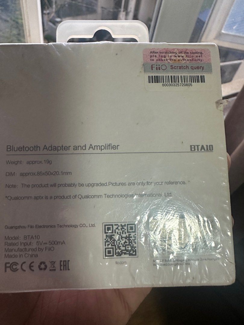 FiiO BTA10 Bluetooth Adapter and Amplifier (Category: Soundbars, Speakers & Amplifiers) located in Quezon City. Submitted by ipremierrealty (Listing ID 1404870126, Image 3). Description: I have the last 4 stocks from the warehouse of fiiO, no more stocks worldwide Meet up or lalamove lbc .