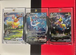 Pokémon TCG 2024 S-Chinese Jolteon Flareon Vaporeon VMAX – Holo Rare Full Art Set (CSHC-003, 006, 009) SEALED