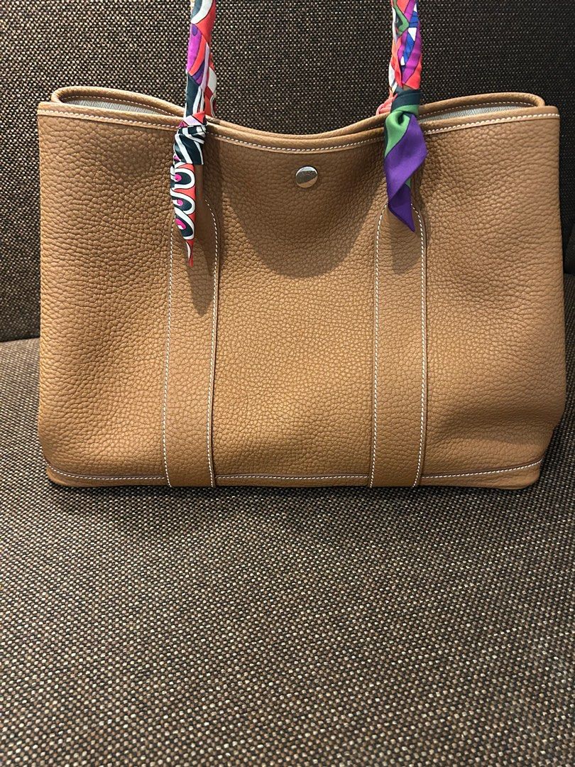 Hermes Garden Party 36 (Category: Luxury Bags & Wallets) located in Makati City. Submitted by myterry1941 (Listing ID 1404925548, Image 3). Description: Like new condition Bag and dust bag only Charms not included With receipt as proof of authenticity US store with sales tax .