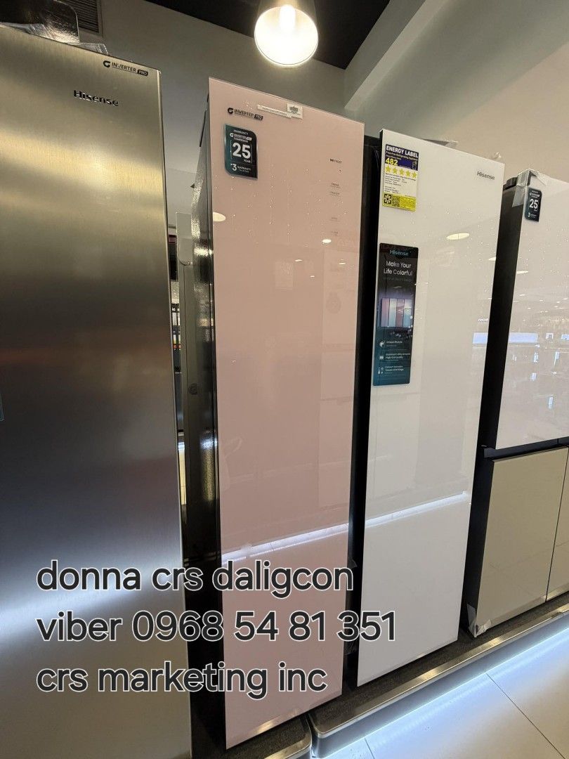 Hisense side by side refrigerator (Category: Refrigerators and Freezers) located in Manila. Submitted by donnasagao03665 (Listing ID 1404901794, Image 1). Description: 🟩 HISENSE SIDE BY SIDE REFRIGERATOR NO FROST INVERTER / HISENSE MULTIDOOR REFRIGERATOR 🟩 RC65WS 18.3 cuft - 30,900 RS688N2PW-PU 18.3 cuft - 44,300 RQ768N2PW-KU 21.5 cuft - 61,700 PRICE MAY CHANGE WITHOUT PRIOR NOTICE BRANDNEW AND SEALED 1 YR WARRANTY ON PARTS AND SERVICE 10 YRS W