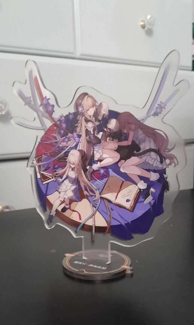 Honkai Star Rail Herta Acrylic Stand (Category: Character Goods) located in Manila. Submitted by imaven (Listing ID 1404812564, Image 1). Description: Won as a prize so idk how much it originally was. The stand is in its original packaging and It has a circular base. rfs: decluttering sf shouldered by buyer .