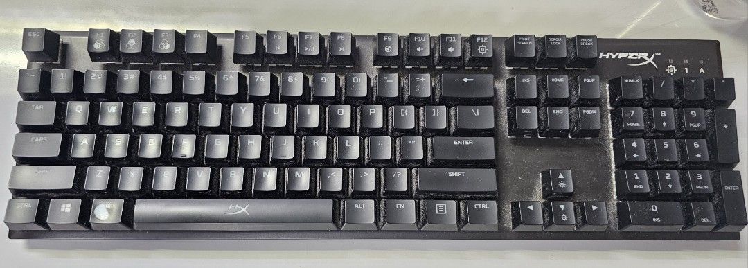 HyperX Alloy FPS RGB Mechanical Keyboard (Category: Computer Keyboard) located in Makati City. Submitted by geeguevarra (Listing ID 1404785353, Image 1). Description: - HyperX Alloy FPS RGB mechanical keyboard - Kailh Silver Speed key switches - Customizable RGB backlighting (16.7M colors, 5 brightness levels) - Detachable, braided 1.8m cable - USB 2.0 pass-through for charging - Compatible with Windows 11,10, 8.1, 8, and 7.