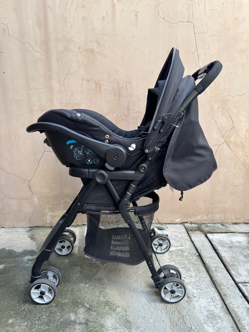 Joie Juva Travel System (Category: Strollers) located in Pasig City. Submitted by shopkjo (Listing ID 1404777781, Image 1). Description: - Owned since 2021 - No defects or damage just normal signs of use and age .