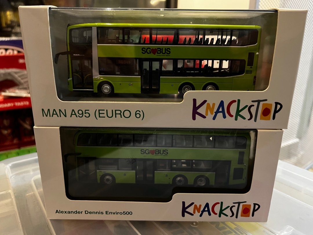 Knackstop 1:76 Buses Man A95 and Dennis Enviro500, Hobbies & Toys, Toys ...