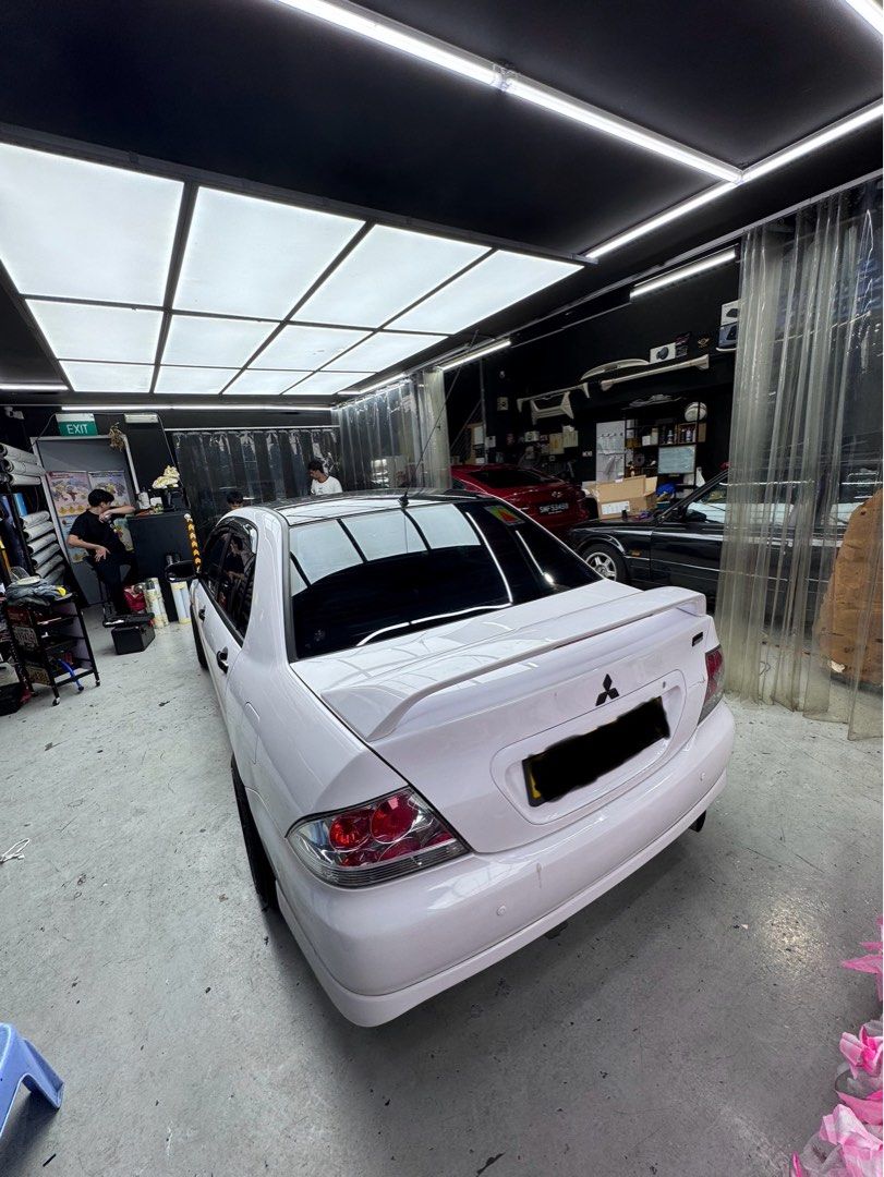 Mitsubishi Lancer 1.6 GLX (M) (Category: Used Cars) located in Singapore. Submitted by syad23 (Listing ID 1404850723, Image 3). Description: •recently serviced •Drift racing exhaust with cert Got lot to say about the car come in person and view the car.