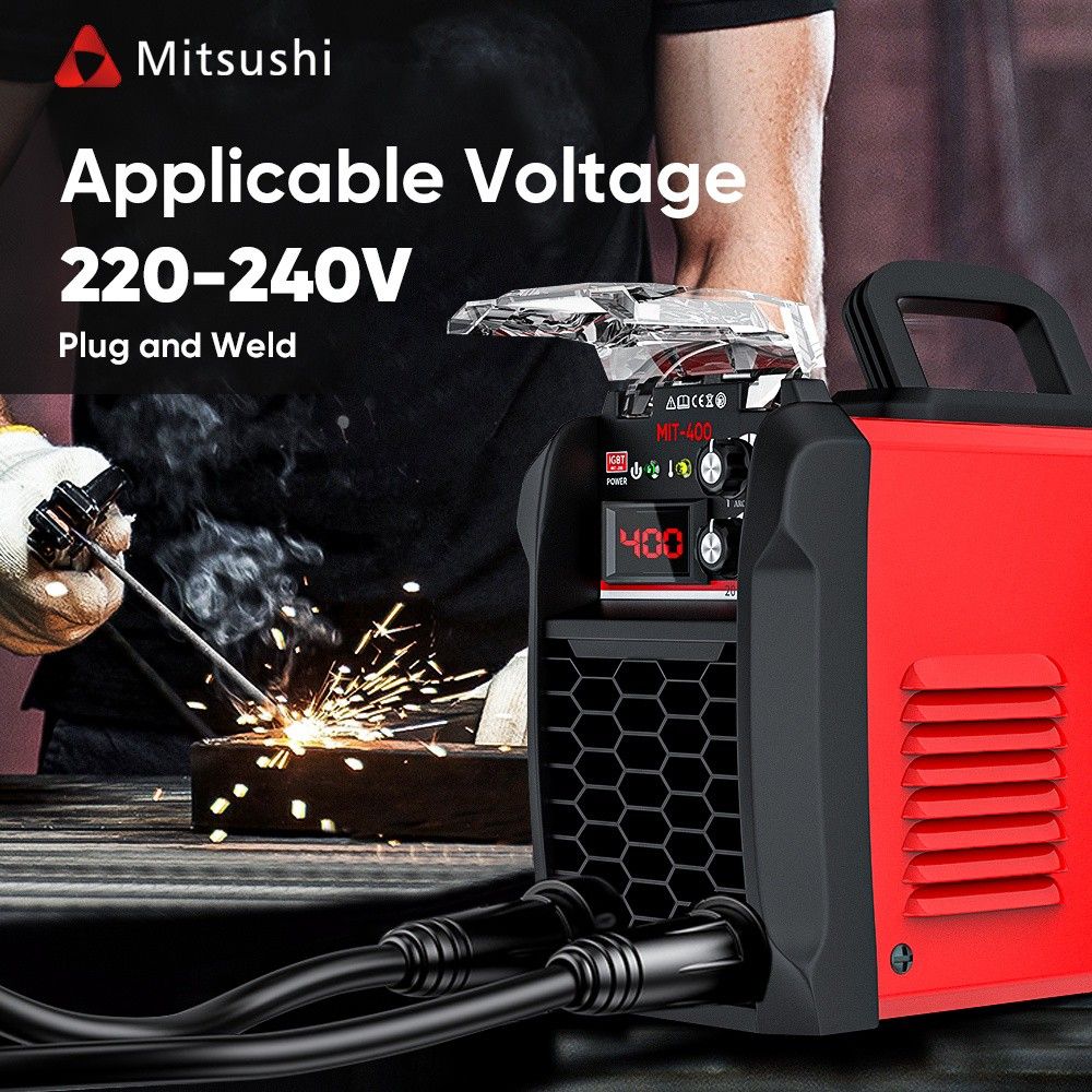 Mitsushi MIT-300 Inverter Welding Machine (Category: Construction Tools & Equipment) located in Quezon City. Submitted by romex_digital (Listing ID 1404842834, Image 2). Description: For order and details click here 👇 https://spoo.me/e2nqIg Check out Mitsushi IGBT Technology Digital Display Inverter Automatic Welding Machine（MIT 300-400/MIN 400-600） for ₱1,599 - ₱2,968. .