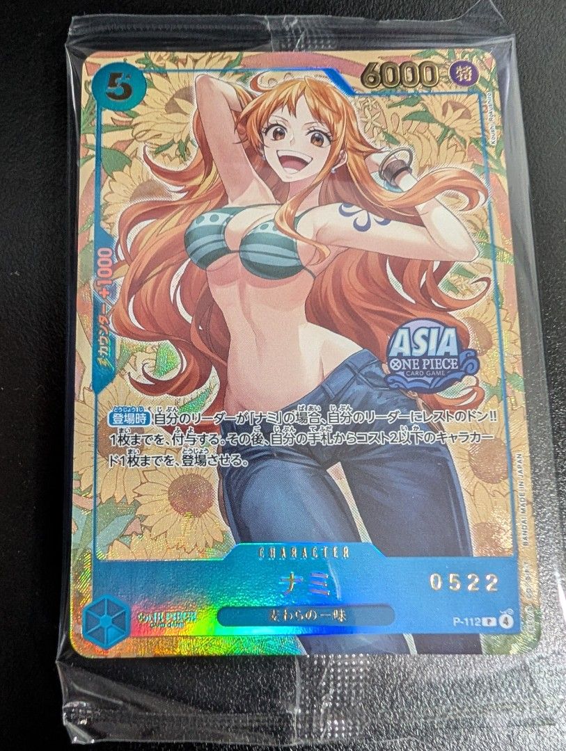 One Piece Nami P-112 (TS-02) Mini Tin Serial (0522) Not Manga