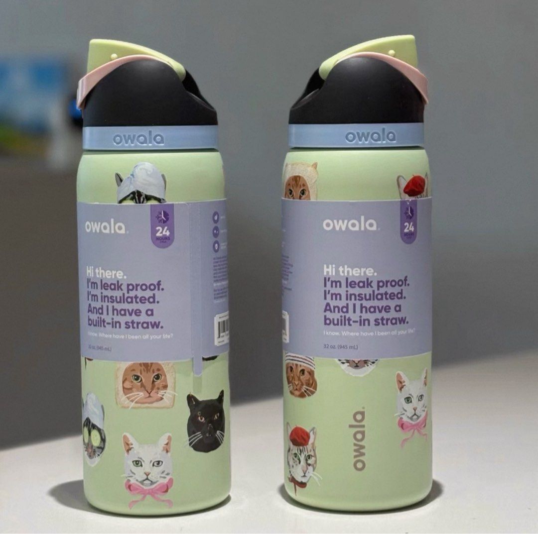 Owala FreeSip x Urban Outfitters Limited Edition Cat Collage