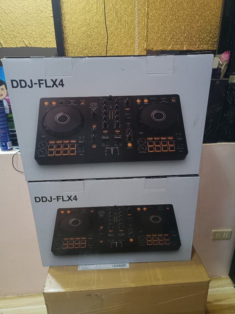 Pioneer DJ DDJ-FLX4 Controller (Category: Other Audio Equipment) located in Bustos. Submitted by jesstoms20 (Listing ID 1404839084, Image 1). Description: - Pioneer DJ DDJ-FLX4 DJ controller, brand new - Includes original box. - Perfect for aspiring DJs. - Great for home practice and small events. - Ready to elevate your DJ setup!.