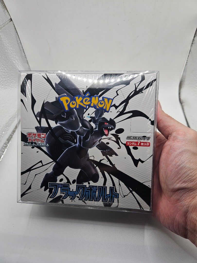 Pokemon Card Black Bolt Booster Box - Japanese Sv11B Scarlet & Violet (Factory Sealed) Pokemon Card Black Bolt Booster Box - Japanese Sv11B Scarlet & Violet (Factory Sealed)