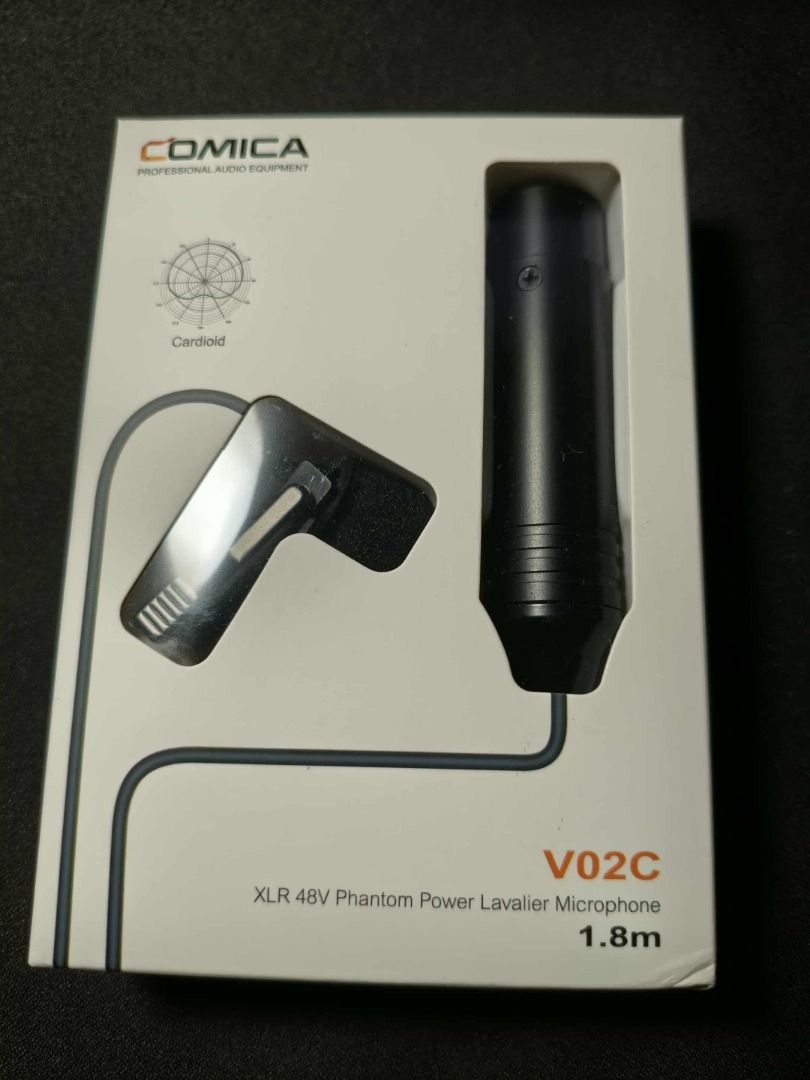 COMICA CVM-V02C XLR Cardioid Lavalier Microphone (Category: Microphones) located in Cavite. Submitted by techgamerdad3316 (Listing ID 1404930649, Image 1). Description: ⚠️NEGOTIABLE ⚠️FREE SHIPPING DELIVERY ➡️ Original Price: P1,300 ➡️ Selling Price: P1,000 ➡️ 100% working no issues ➡️ Needs 48v Phantom Power ➡️ Used not abused, used only for voice overs ➡️ With Win Muff free sponge windscreen ➡️ Complete with box and accessories (see pictures) ➡