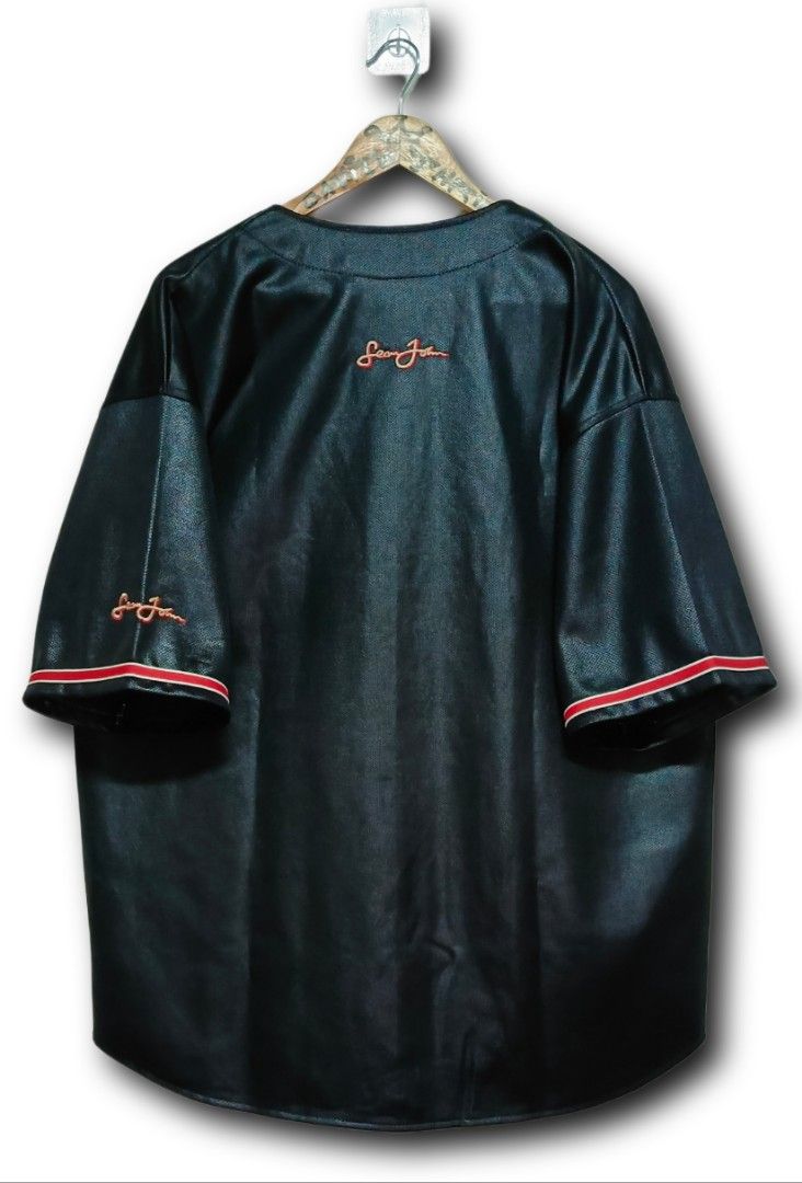 Sean John Baseball Jersey - XL (Category: Tshirts & Polo Shirts ) located in Manila. Submitted by cavitethriftitems (Listing ID 1404793227, Image 2). Description: - Authentic Sean John baseball jersey - Size: XL - Features embroidered Sean John logo - Material: 100% polyester - Design: Button-up front.