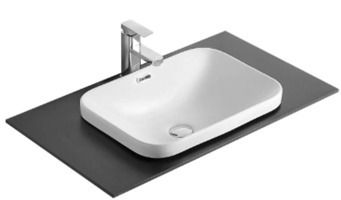 Semi-drop Rectangular Basin (Category: Bathroom & Kitchen Fixtures) located in Singapore. Submitted by siaobinbin (Listing ID 1404834324, Image 1). Description: Type : Semi-drop Basin w/ overflow Size: 505 x 365 x 170mm Colour : White *No warranty *Condition-as-it-is , display pc *Cash & carry.