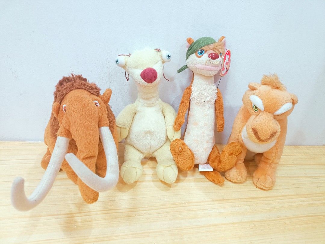 Sid and Diego from Ice Age TY Plush (Category: Plushies & Soft Toys) located in Quezon City. Submitted by babylianne (Listing ID 1256753902, Image 1). Description: Sid from Ice Age TY Plush Diego from Ice Age TY Plush Original TY Sid from Ice Age TY Plush - 380 Diego from Ice Age TY Plush - 380 Manny from Ice Age TY Plush - 380 Buck Bnew - 460 In Excellent Condition Actual Photo Posted AS IS - What you see is what you get.