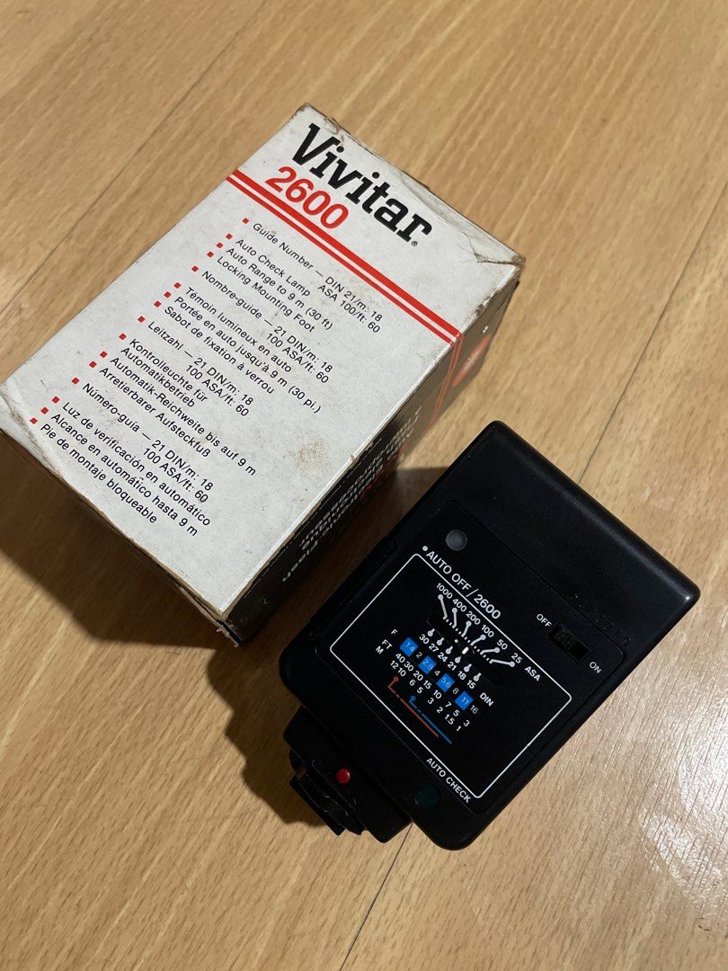 Untested Vivitar 2600 Auto Flash (Category: Cameras) located in Manila. Submitted by sapsari (Listing ID 1404902583, Image 2). Description: - untested.