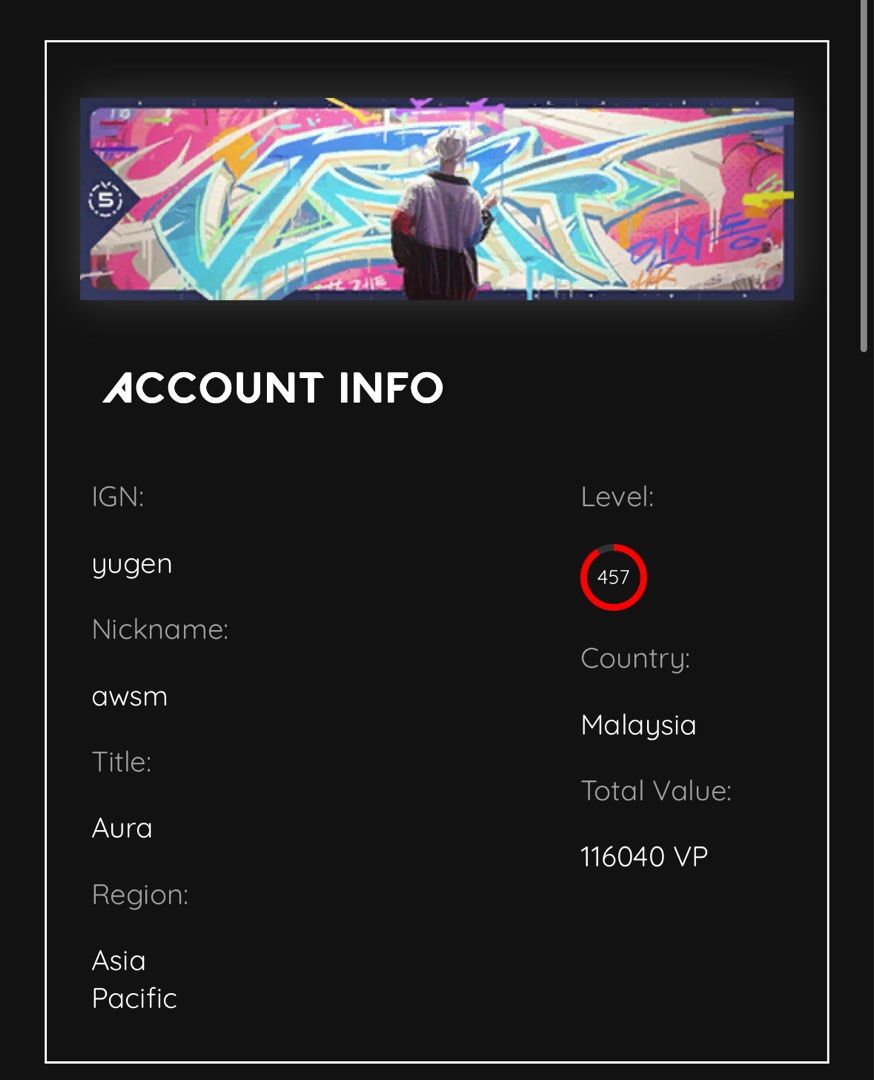 VALORANT ACCOUNT [STACKED], Video Gaming, Video Games, Others on Carousell