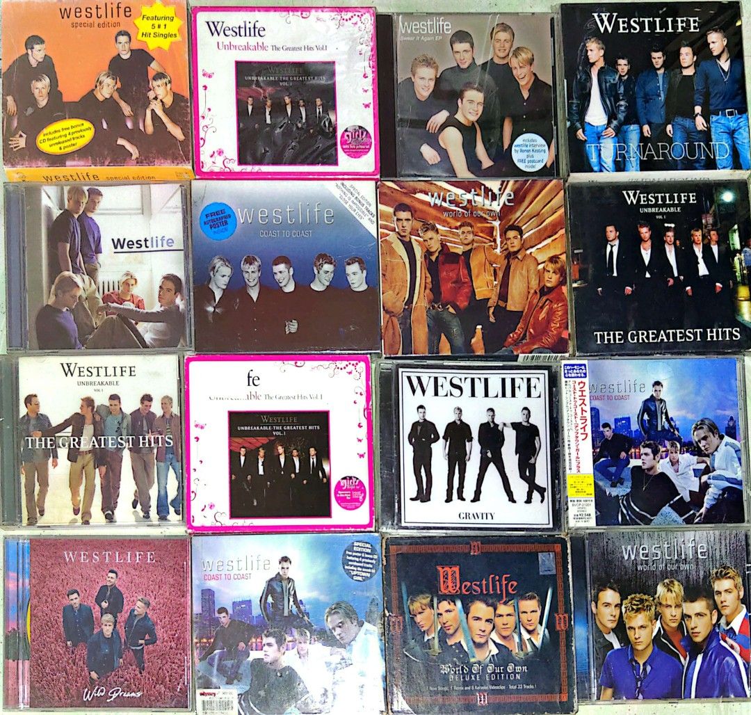 WESTLIFE CDS (Category: CDs & DVDs) located in Makati City. Submitted by urdiscogsph (Listing ID 1404827767, Image 1). Description: PRICE STARTS 399 EACH UP.