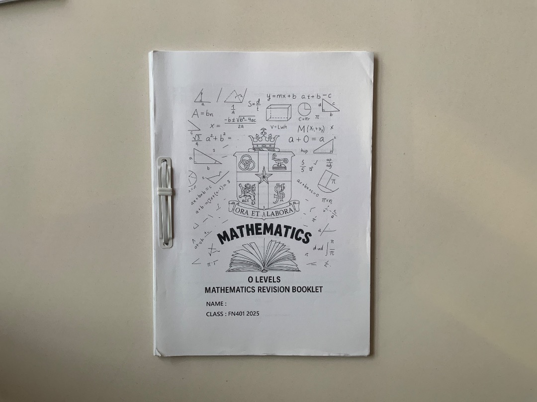 2025 St Joseph’s Institution O-Levels Mathematics Revision Booklet ...