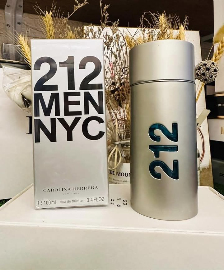 212 Men NYC US TESTER (Category: Fragrance & Deodorants) located in Manila. Submitted by sashaclaires.x.x (Listing ID 1405155092, Image 1). Description: brand new & sealed 🩷 same bottle, same box sa original US TESTER PERFUME mabango! perfect pang gift 🫶🏻.