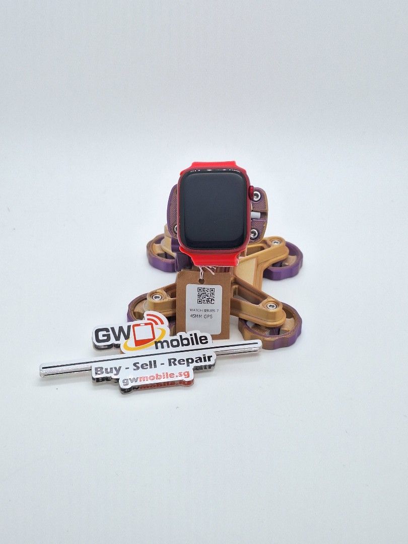 APPLE WATCH SERIES 7 45MM GPS 14931 (Category: Wearables & Smart Watches) located in Singapore. Submitted by gwmobile.sg (Listing ID 1405039402, Image 1). Description: BA🌟𝐁𝐞𝐬𝐭 V𝐚𝐥𝐮𝐞 𝐌𝐨𝐛𝐢𝐥𝐞𝐬 & 𝐓𝐚𝐛𝐥𝐞𝐭🌟 SKU:14931 • 𝐒𝐜𝐫𝐞𝐞𝐧 𝐂𝐨𝐧𝐝𝐢𝐭𝐢𝐨𝐧: fine scratches • 𝐁𝐨𝐝𝐲 𝐂𝐨𝐧𝐝𝐢𝐭𝐢𝐨𝐧: good condition • 𝐁𝐚𝐭𝐭𝐞𝐫𝐲 𝐇𝐞𝐚𝐥𝐭𝐡: 100% * 100% ALL Original parts * Phone is in fully working condition * Able to update to l