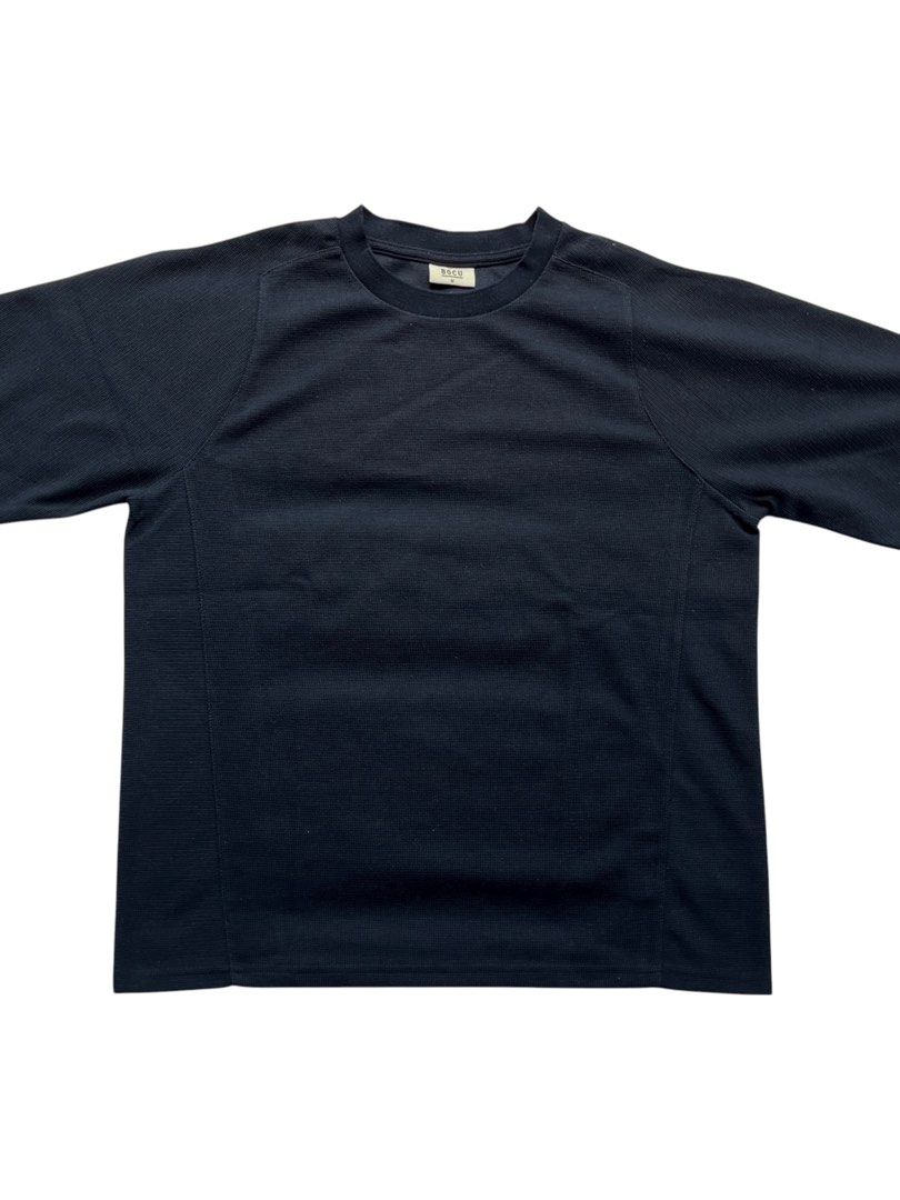 Bocu T-Shirt (Navy Blue) (Category: Tshirts & Polo Shirts ) located in Mandaluyong City. Submitted by kendru_03 (Listing ID 1405152403, Image 3). Description: Disclaimer: -Product color may slightly vary due to photographic lighting sources or your monitor settings. -Sizes of items listed in descriptions are approximate as measured. -The seller does not accept responsibility or liability for any loss, damage, cost or expense that you might incur 