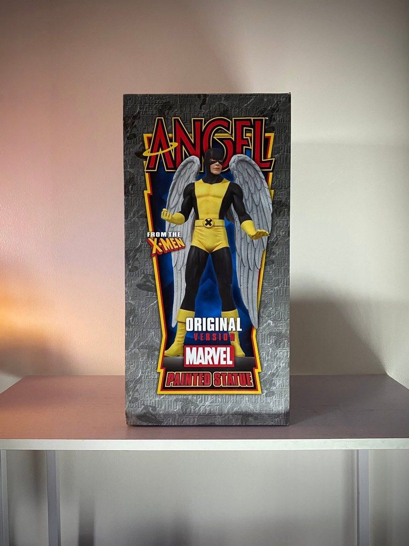 Bowen Designs Marvel X-Men Angel Original Version Painted Statue (Category: Figurines & Statues) located in Mandaluyong City. Submitted by _jebtrd (Listing ID 1405111265, Image 1). Description: - Marvel X-Men Angel Original Version Painted Statue - Features Angel in his classic yellow and black costume - Includes Angel's iconic spread wings.