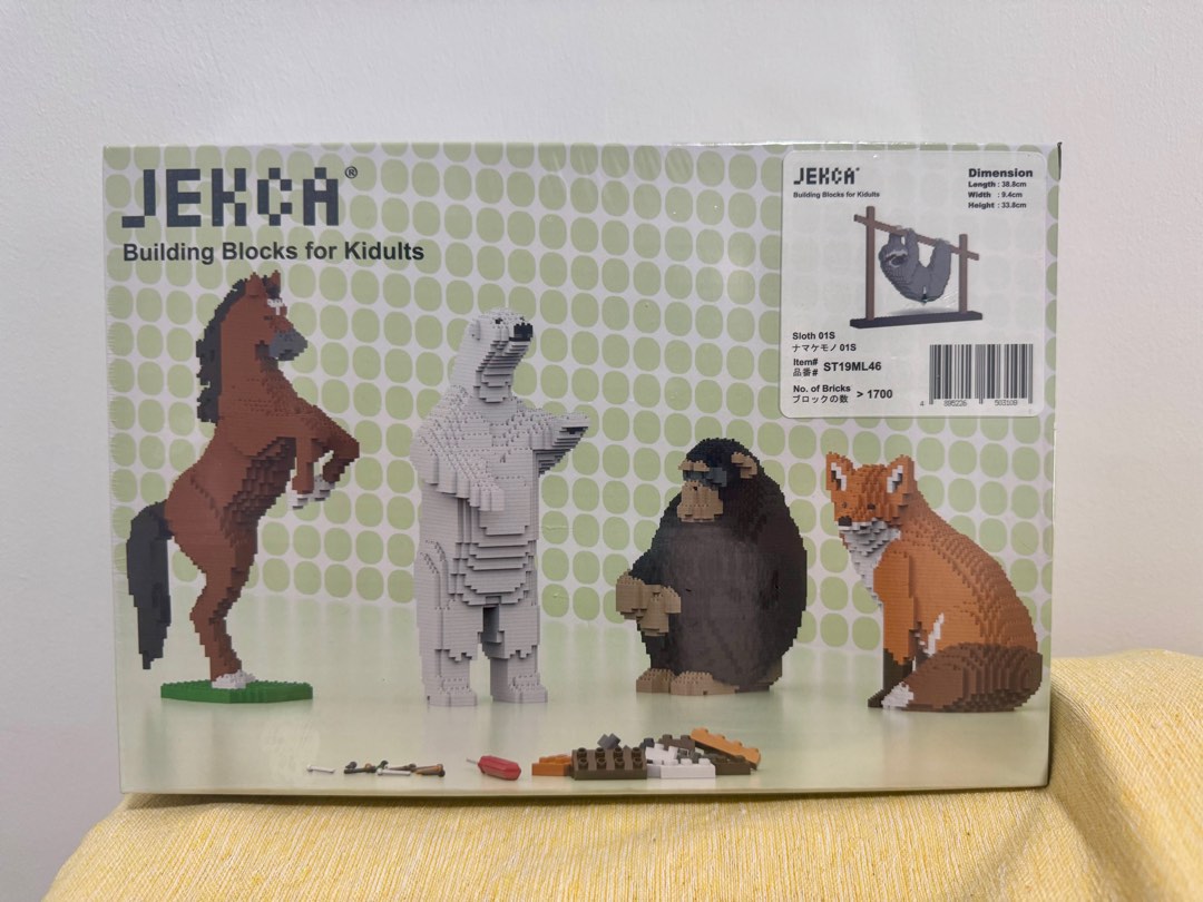 Brand new JEKCA Building Blocks Sculptor Series Sloth 01S, Hobbies ...