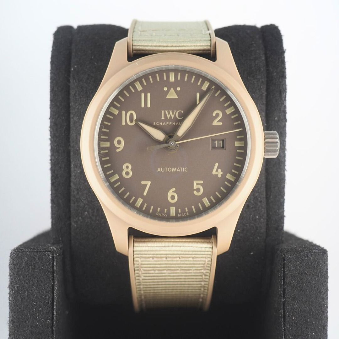 Brand New Dec 2025 IWC Pilot 41 Top Gun Mojave Desert IW328106 GA980 (Category: Watches) located in Singapore. Submitted by galacticwatch.sg (Listing ID 1405048225, Image 1). Description: Brand New Dec 2025 IWC Pilot 41 Top Gun Mojave Desert IW328106 GA980 Brand: IWC Model: IW328106 Dial: Brown Case Diameter: 41mm Original Box: Yes Original Cert: Yes Dated: Dec 2025 Warranty: 8 years warranty upon Original Date of purchase Remarks: Full Set, Reta