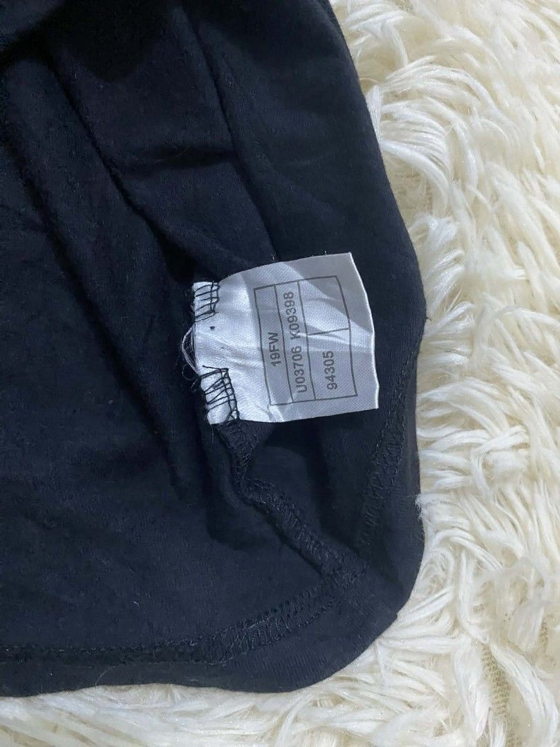 Chanel Black T-shirt (Category: Luxury Apparel) located in Manila. Submitted by switchcity (Listing ID 1405091865, Image 3). Description: - Chanel T-shirt - Classic black color - Features small Chanel logo on chest - Chanel label on sleeve - Size and product code visible on tag - Made of soft, comfortable material - Perfect for everyday wear - Stylish and versatile.
