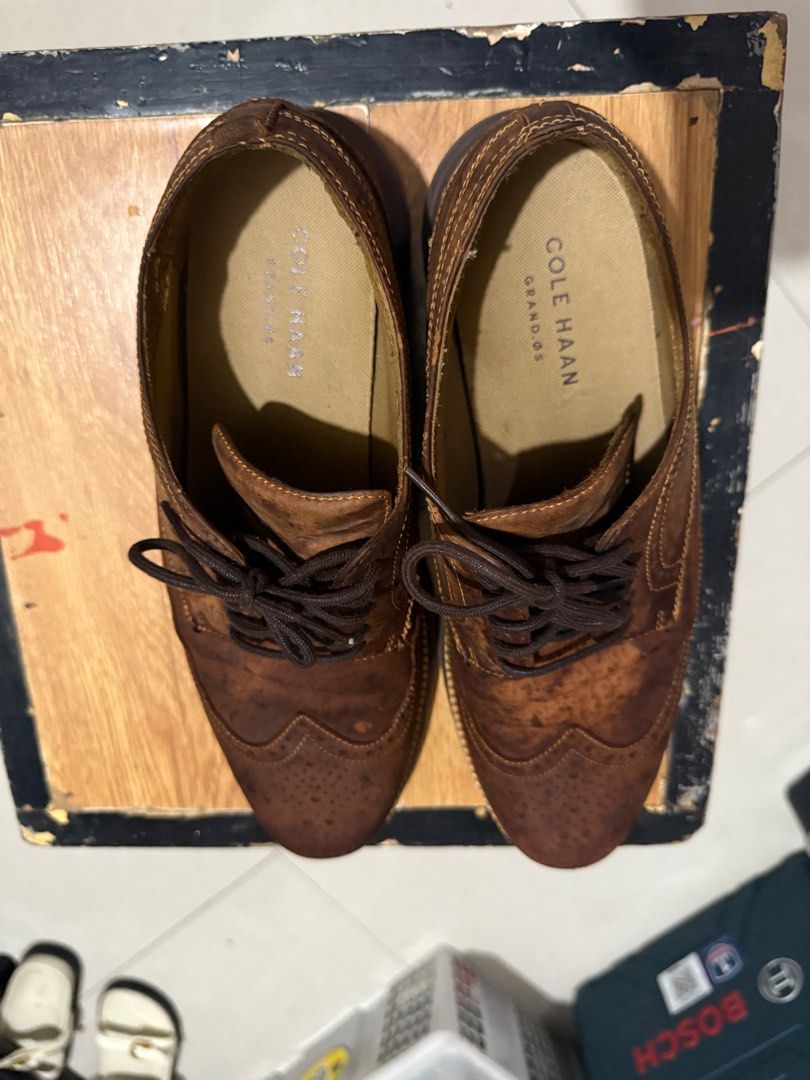 Cole Haan Grand OS (Category: Dress Shoes) located in Bulacan. Submitted by brixandrei (Listing ID 1404993453, Image 2). Description: size 9M needs cleaning na stock sa lagayan.