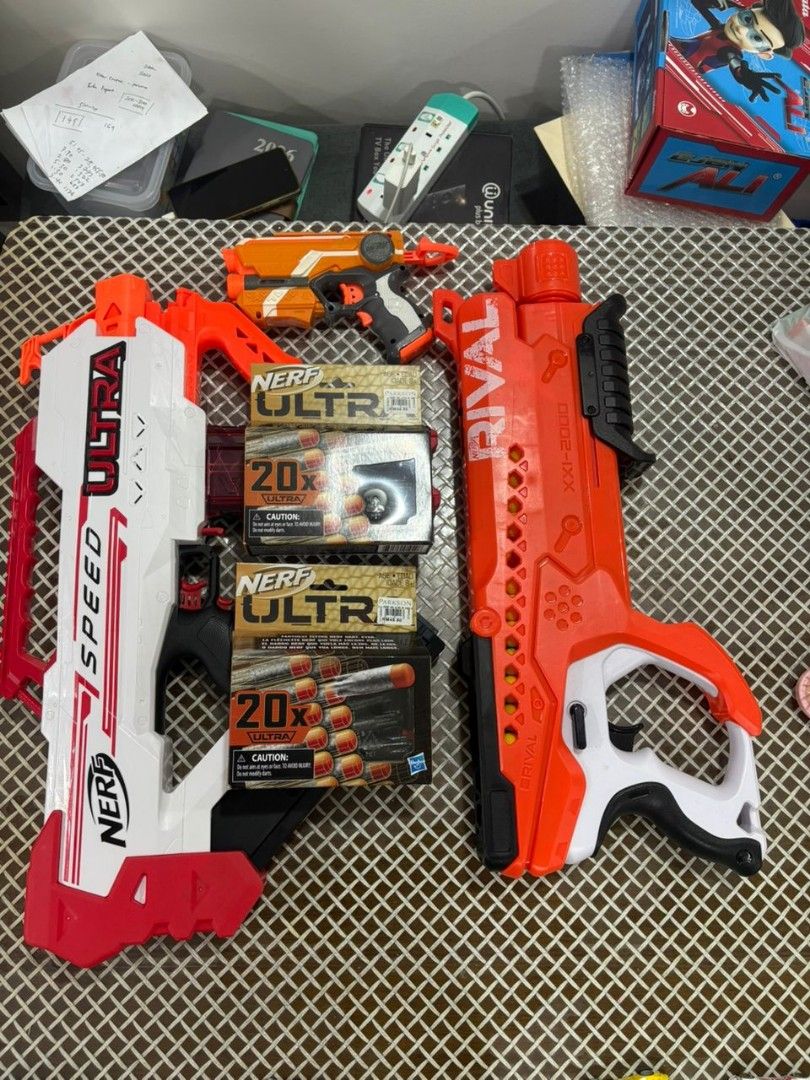 Combo Nerf Ultra, Rival and Pistol, Hobbies & Toys, Toys & Games on ...