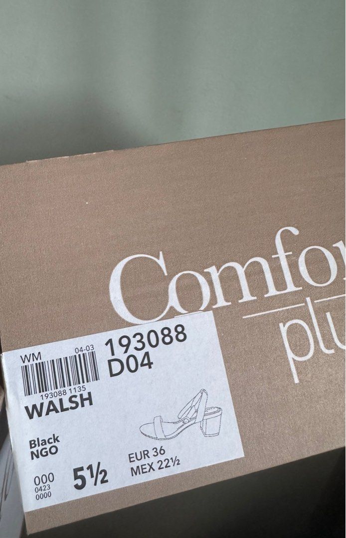 Comfort Plus by Predictions (Payless) Black Sandals (Category: Flats & Sandals) located in Pasig City. Submitted by viennasia (Listing ID 1405007037, Image 3). Description: - Comfort Plus Walsh sandals - bought in Payless ShoeSource - Block heel and ankle strap - Size 36, but good fit for size 35 - used only twice RFS: stocked in storage .