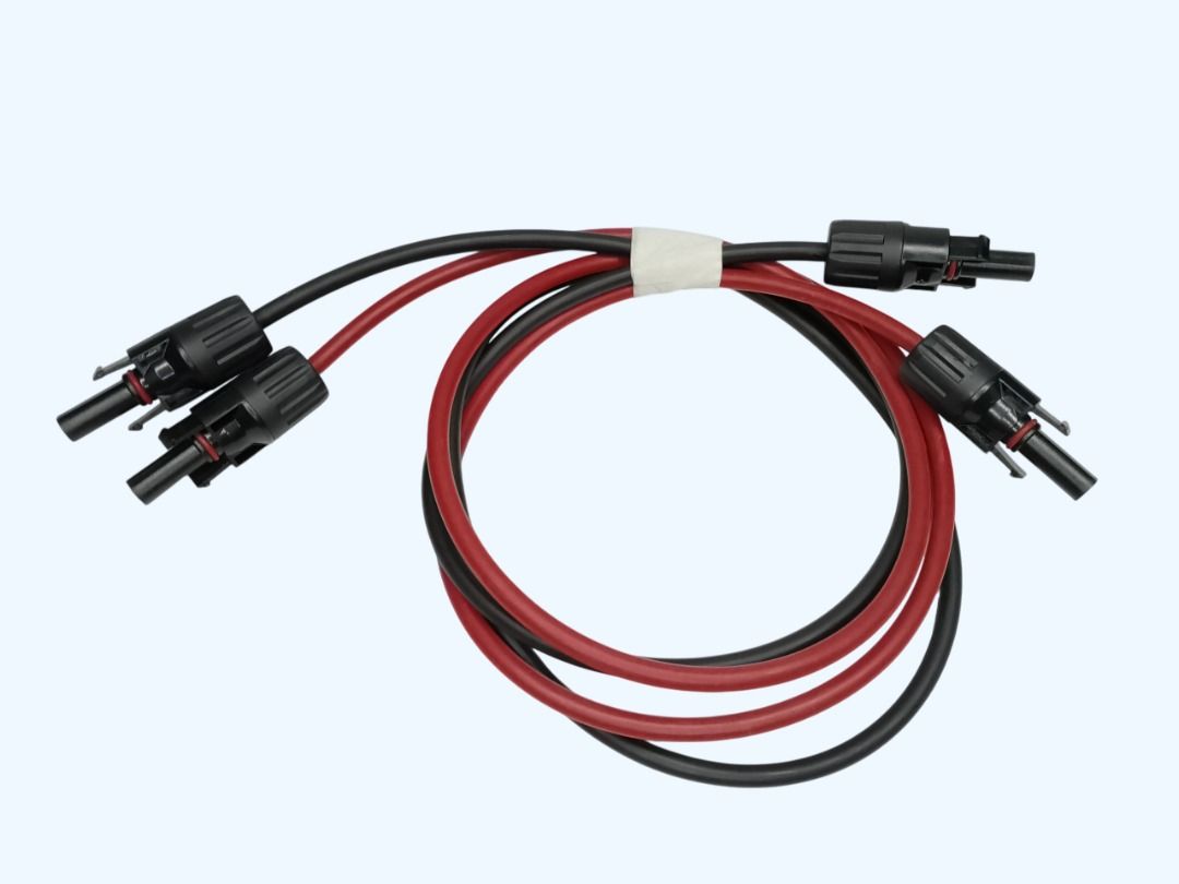 DUAL MC4 CONNECTOR RED+BLACK FOR SOLAR PANEL, 1-PC per ORDER (Category: Electrical, Adaptors & Sockets) located in Quezon City. Submitted by besteinpc (Listing ID 1405009467, Image 2). Description: DUAL MC4 CONNECTOR RED+BLACK FOR SOLAR PANEL, 1-PC per ORDER FEATURES: 👉Product : MC4 Connectors 👉Protection : IP67 and Dustproof 👉Rating : 1000V DC 30A BENEFITS: 👉The shell has strong anti-aging and UV resistance. 👉Fast, reliable, waterproof and 