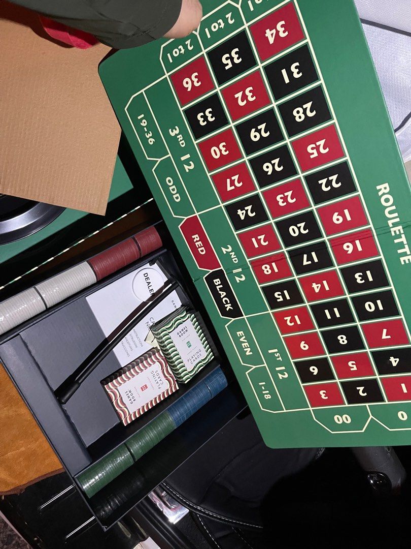 Games Room Casino Night 輪盤賭博遊戲, 興趣及遊戲, 玩具& 遊戲類- Carousell