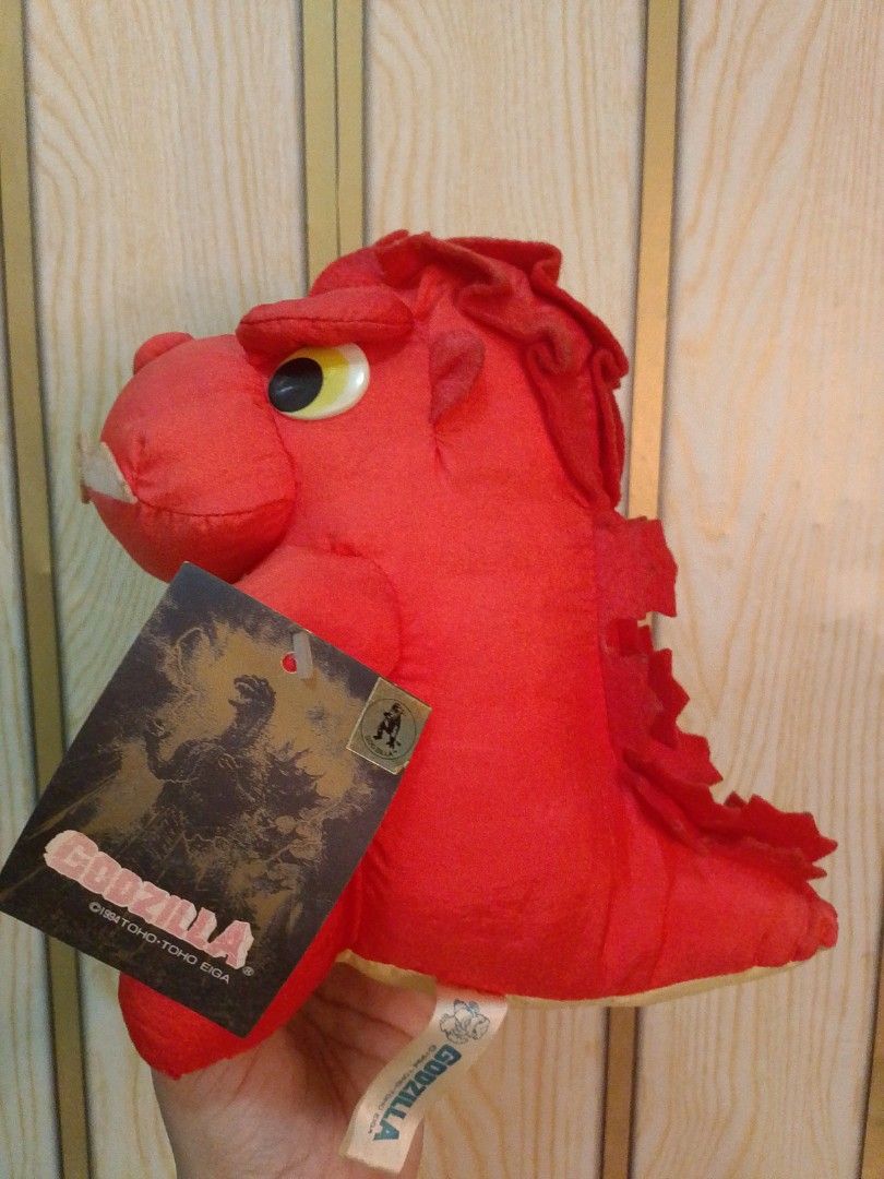 Godzilla Vintage Plush 1994 (Category: Plushies & Soft Toys) located in Quezon City. Submitted by collections08 (Listing ID 1404978008, Image 2). Description: Vintage Godzilla 1994 Brandnew with tag.
